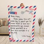 personalized mom mothers day blanket 0