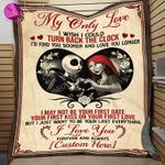personalized my only love i wish could turn back the clock blanket 0