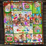 personalized name cocomelon jj birthday fans family matching blanket 0