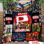 personalized roblox birthday blanket 0