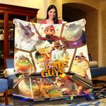 personalized the bad guys movie blanket 0