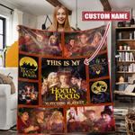 personalized this is my hocus pocus watching halloween blanket 0