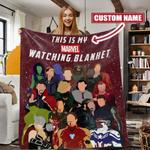 personalized this is my marvel watching super hero blanket 0