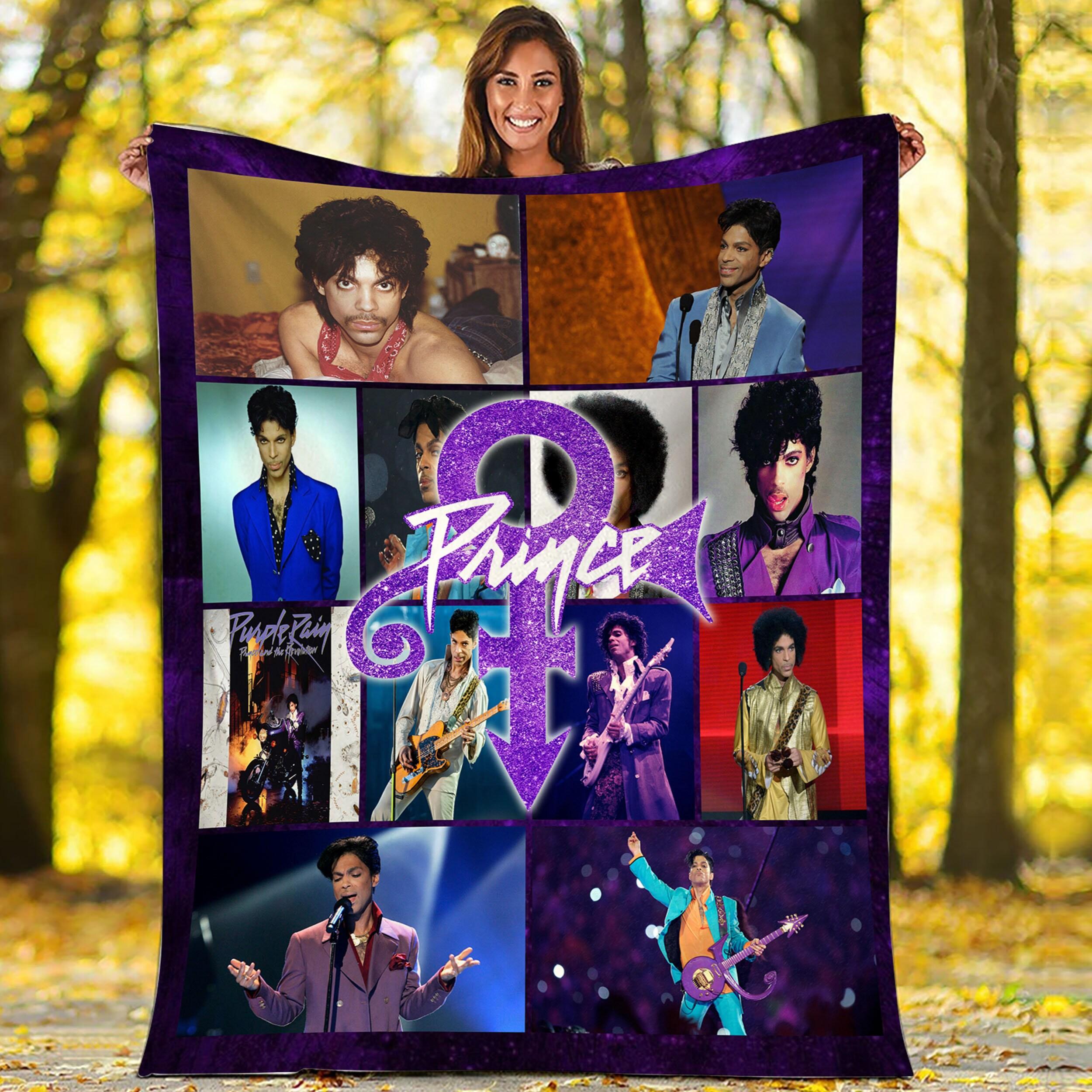 Music Prince Purple Rain Rogers Nelson Fleece Sherpa Blanket Perfect Gifts For Family On Christmas prince purple rain rogers nelson blanket 0