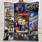 remember the night vintage 90s chrismtas funny movie blanket 0
