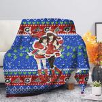 steins gate anime christmas premium blanket 0