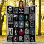 the addams family horror movie fleece blanket birthday gifts 0