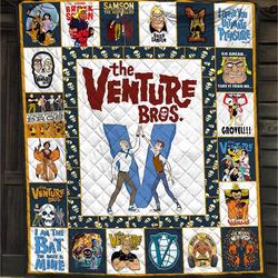 Movie The Venture Bros Brock Samson Movie Lover Fleece Sherpa Blanket Perfect Gifts For Family On Christmas