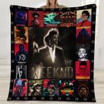 the weeknd music mockup blanket 0