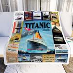 titanic graphic blanket for kids birthday 0