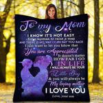 to my mom blanket gift from daughter im so grateful god flower and butterfly 0