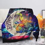 torchic grovyle piplup pokemon love you to the moon galaxy blanket 0